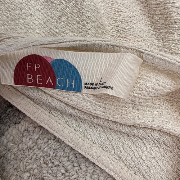 Anthropologie Free People Lyla Beach Ruched Maxi Dress in Summer Khaki - Picture 6 of 8